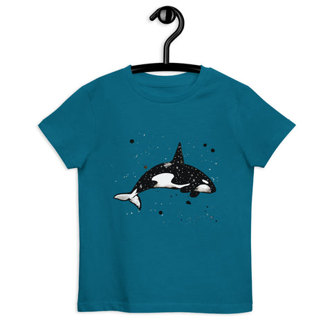 orca killer whale organic cotton kids shirt