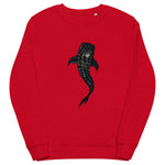 Whale Shark organic sweatshirt