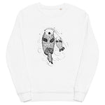 Sea Otters organic sweatshirt