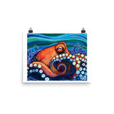 Inky Octopus Art Print