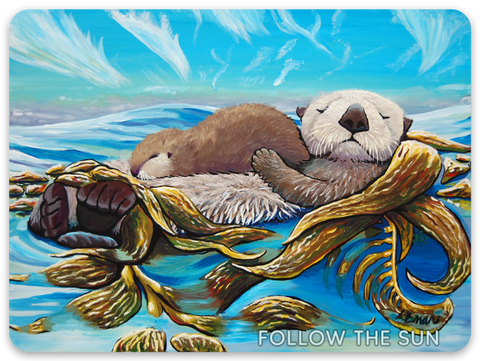 sea otter sticker