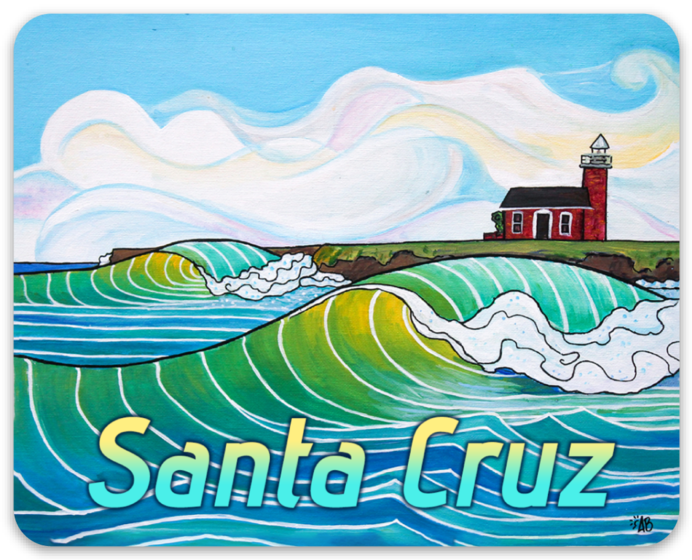 Steamer Lane Sticker Follow the Sun