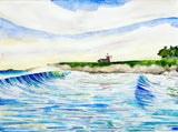 steamer lane surf painting custom art santa cruz
