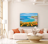 california poppy coastal decor