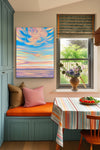 colorful coastal kitchen decor art