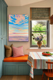 colorful coastal kitchen decor art