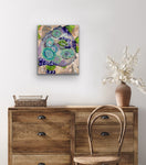 tide pool art with anemones