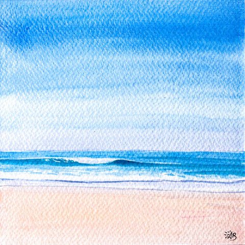 seascape painting waddell beach santa cruz
