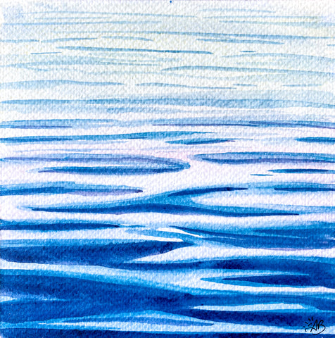 abstract water painting