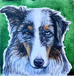custom watercolor pet portrait