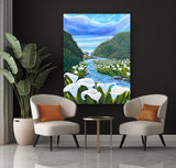 big sur calla lily valley painting