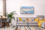 coastal decor, original ocean painting, california artist