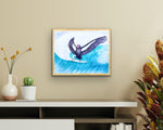 "Condor Cutback" Original Watercolor Painting