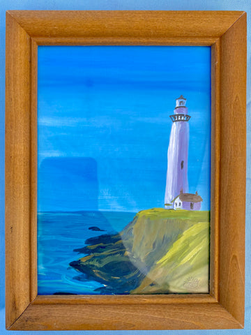 pigeon point lighthouse painting