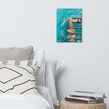 Sunbathers Canvas Print
