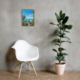 Garden View Canvas Print