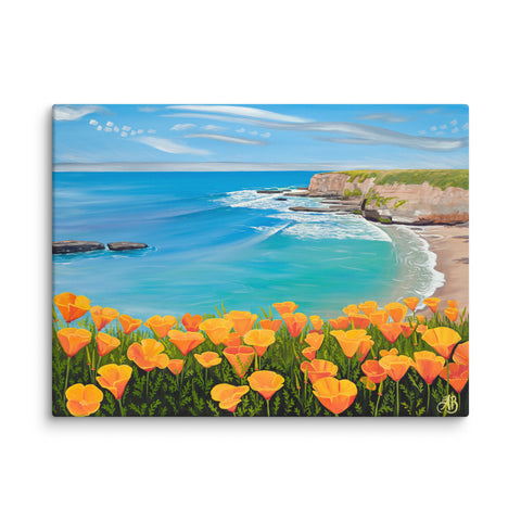 Poppy Bluffs Canvas Print