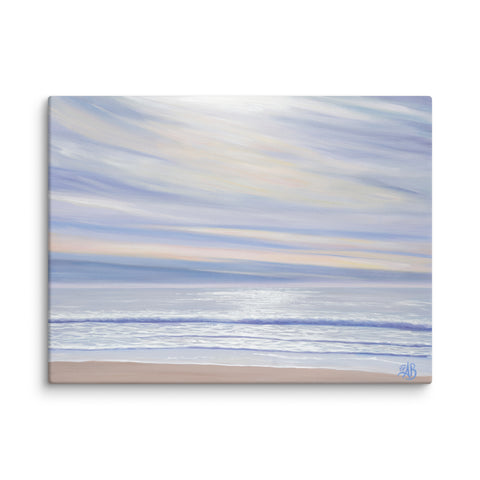 peaceful beach painting