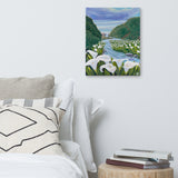 Calla Lily Valley Canvas Print