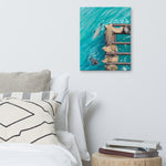 Sunbathers Canvas Print