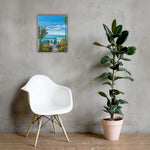 Garden View Canvas Print