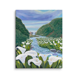 Calla Lily Valley Canvas Print