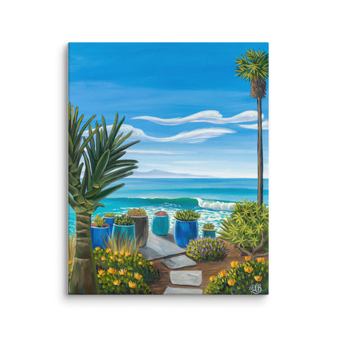 Garden View Canvas Print