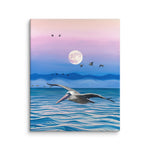 Pelican Drift Canvas Print