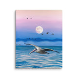 Pelican Drift Canvas Print