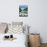 Calla Lily Valley Canvas Print