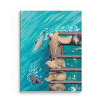 Sunbathers Canvas Print