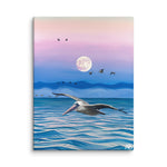 Pelican Drift Canvas Print