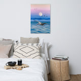 Pelican Drift Canvas Print