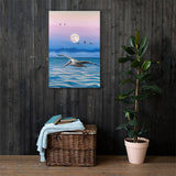 Pelican Drift Canvas Print