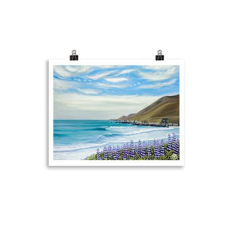 big sur garrapata surf art