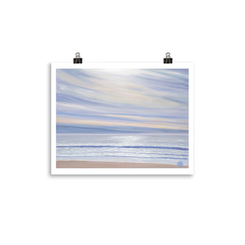 pastel beach art