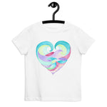 ocean heart organic cotton kids shirt