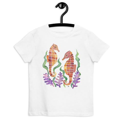seahorse organic cotton kids shirt