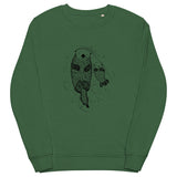 Sea Otters organic sweatshirt