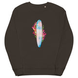 Coral Surfboard organic sweatshirt