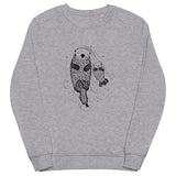 Sea Otters organic sweatshirt