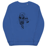 Sea Otters organic sweatshirt