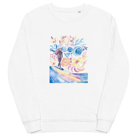 Surfer Girl organic sweatshirt