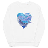 Whale Love organic sweatshirt