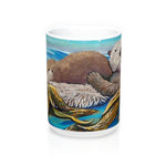 sea otter mug follow the sun art