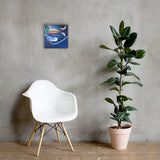 Galactic Night Heron Canvas Print