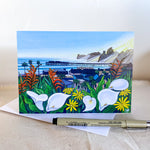 capitola village california greeting note card art