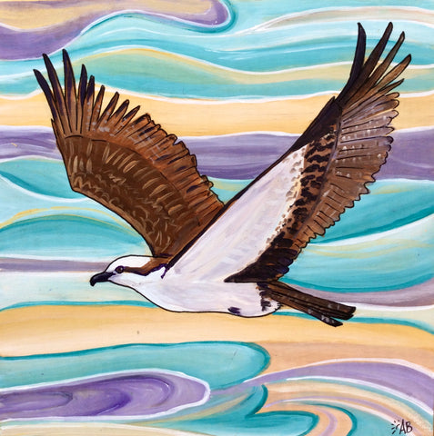 osprey original acrylic painting