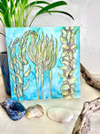 kelp forest original watercolor painting