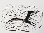 Frigate Bird illustration, inktober, follow the sun art